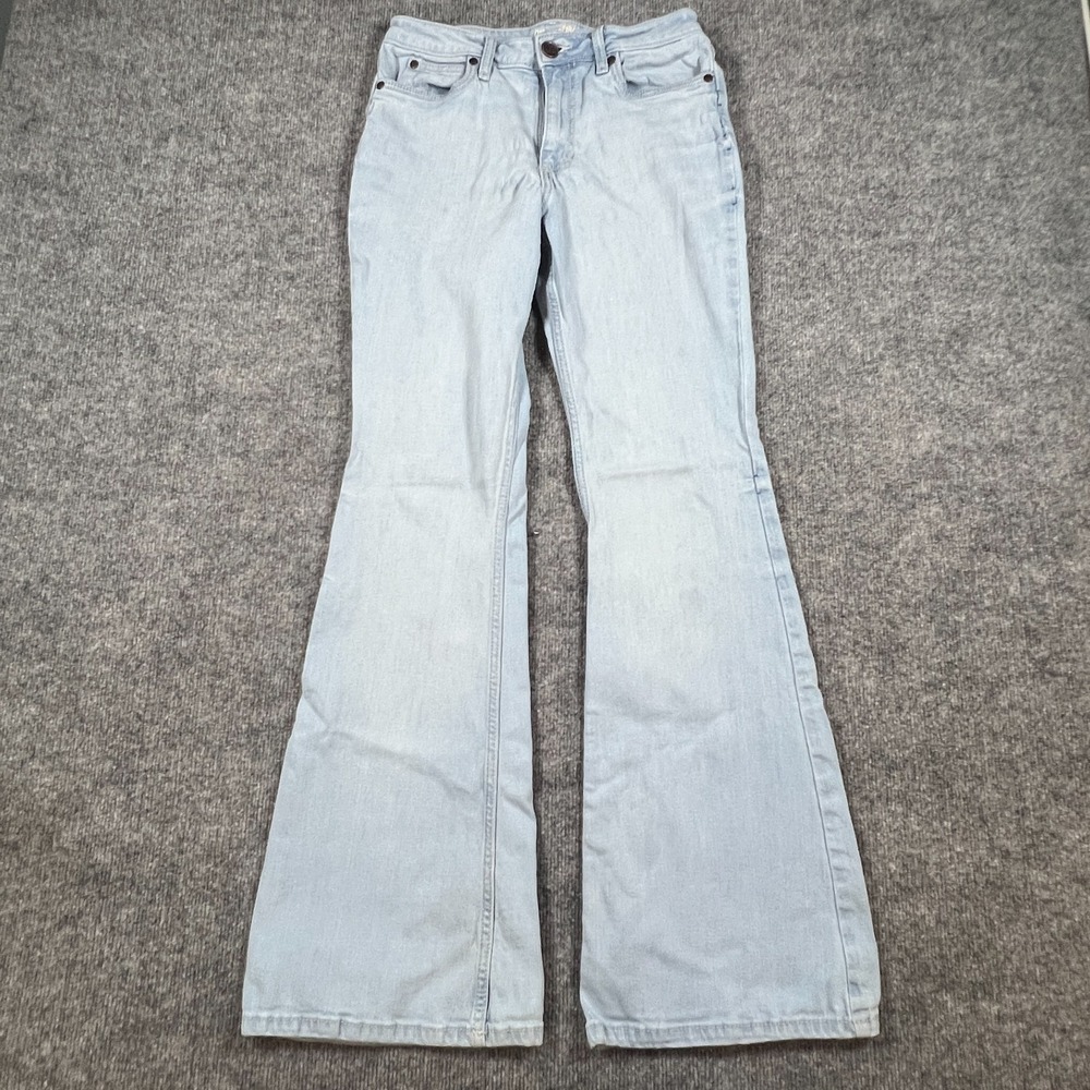 Wrangler Retro Bailey Flare Jeans Womens 5x34 Blue Denim Cotton Stretch Western